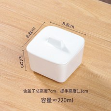 陶瓷方碗 蒸碗, 1個, 提手蓋子款 陶瓷 1正方 蒸碗