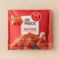 5K프라이스 닭강정 매콤, 3개, 300g