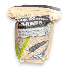 米森 有機黑豆 1500公克 – 台灣產地，無農藥殘留，營養豐富，全家共享, 1.5kg, 1個