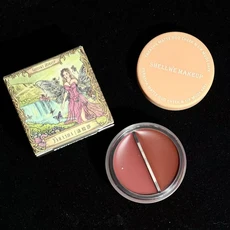 Shellwe 메이크업 파라샤 컬렉션 아이섀도우 팔레트 솜버 가든 듀오 립 머드 등나무, 01 Faye, 01 Faye