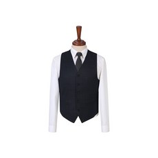 파렌하이트 데님라이크 투톤 싱글 수트 베스트 FIVAD1531