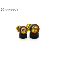 FANSGUY 1Set 10.8mm + 1/64 합금 자동차 스태거드 프론트 소형 리어 휠 RWBSC 시리즈 핫, 01 빠른  Mainland, 03 RBSC-A Gild 1