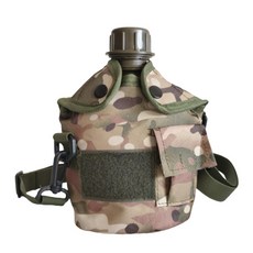 군대수통 군용수통 캠핑용 등산용 물통 등산 군대 오퍼, 1LPE물병+허리+등 CP, 1개
