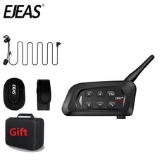 EJEAS V4C Plus 축구 심판 인터콤 헤드셋 1/2/3/4 그룹 1500M Bluetooth 전이중 통신 핸드볼 하키, 01 빠른, 1pc V4C  Plus, China Mainland