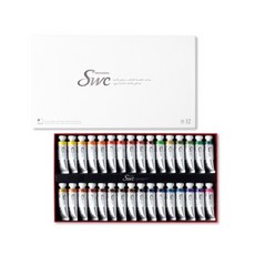 신한화구 전문가 수채화물감 SWC, 15ml, 32색