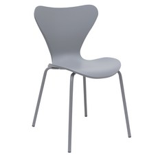 RM디자인 나비 예쁜 식당 북유럽 카페 인테리어 식탁 의자, 나비-그레이, 1개