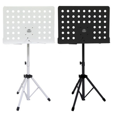 악보 보면대 메뉴판 연주용 책받침 삼각대 거치대, 1개, 화이트