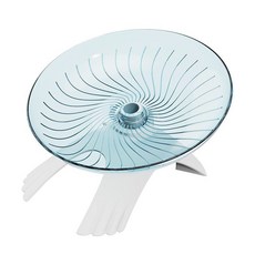倉鼠靜音跑輪 倉鼠飛盤 寵物解悶玩具 運動專用跑步機, 1個, 倉鼠跑碟13cm-寶石藍【穩固耐用】