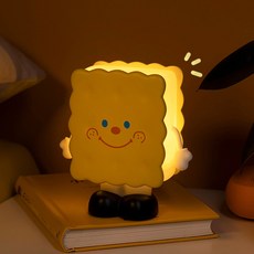 인테리어 소품 램프 비스킷 LED 무드등 수면등 취침등