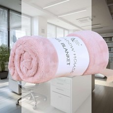극세사 담요 핑크 소프트 이불 무지 침구 자동차