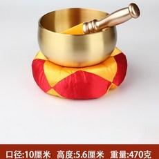 黃銅慶 日式銅磬 純銅引磬 仿古打擊樂器 銅罄鉢 臺灣招財 日式銅馨, 4英寸日式銅磬一個, 1個