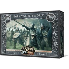 얼음과 불의 노래 CMON A Song of Ice and Fire 테이블탑 미니어처 게임 툴리 선서 방패 유닛 박스 집 툴리의 충성스러운 수호자 성인용 전략 14세 이상 2인, Stark Sworn Swords
