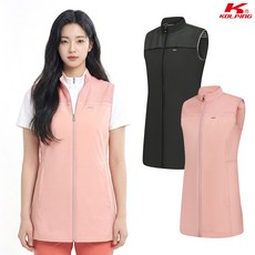 콜핑 여성 여름 나일론 메쉬 스트레치 등산 롱 조끼 KSC710QV5W