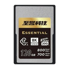 EXASCEND 카메라용 CFexpress A 타입 카드 고속 스토리지 필수 8K 120GB 180GB 240GB, 1개