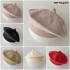 몽실이 프렌치 니트 베레모 유아 화가모자 가을 외출 악세사리 사진촬영