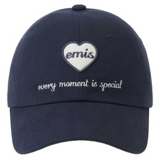 Emis 中性款愛心刺繡棒球帽