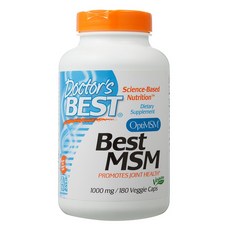 Doctor's BEST MSM素食膠囊 1000mg, 180顆, 1罐