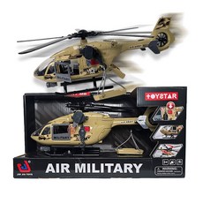 [아이아이엘] 구조헬기(밀리터리) 장난감 헬리콥터 장난감 비행기, 1개