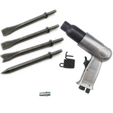 氣動鏟刀 150 190 圓柄 氣動鎚 氣動槌 氣動鎚組 氣動鏟刀【B635】, 1個, 【B635B】190圓柄7件組