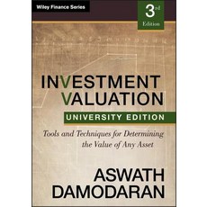 (영문도서) Investment Valuation: Tools and Techniques for Determining the Value of Any Asset University... Paperback, Wiley, English, 9781118130735