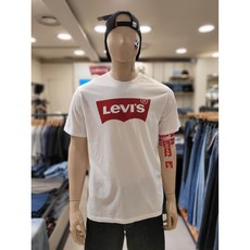 리바이스 공용 배트윙 로고 반팔 티셔츠 화이트 17783-0197
