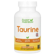 슈퍼 뉴트리션 타우린 베지 캡슐 120정(캡슐 1정당 500mg) SPN-02478, 1개