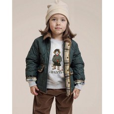 헤지스키즈 [25FW] [KIDS] 퀼팅 점퍼 그린 HSJU5FK03E2 2553467