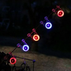 텐트줄 발걸림 방지 안전 타프 LED 스트링가드 불빛, 그린
