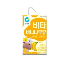 [얌얌마켓] 청정원 비타 바나나 우유, 1개, 140ml