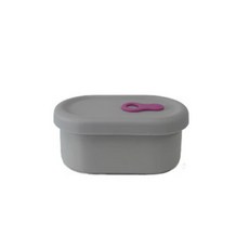 아기이유식 안심보관 실리콘 밀폐용기 200ml 보관함 주방용기 밥팩, 그레이
