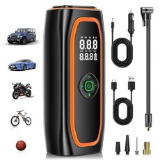타이어 팽창기 휴대용 공기 압축기 자동차 타이어용 220PSI 에어 펌프 26000mAh 배터리 자동차 오토바이 자전거 등을 위한 원 클릭 스마트 에어 펌프 타이어 팽, 타이어 팽창기 휴대용 공기 압축기, 자동차 타이어용 2