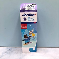 Jordan 清新水果味兒童牙膏 75g 草莓/葡萄/青蘋果, 1個, Jordan-(6-12歲) 葡萄牙膏