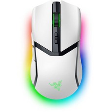 Razer Cobra Pro 무선 게이밍 마우스: 10가지 맞춤형 컨트롤 - 크로마 RGB 조명 - 30K 광학 센서 - 3세대 광학 스위치 - 2.4GHz 블루투스 및 US, White