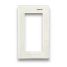 國際牌Panasonic GLATIMA彩色玻璃蓋板，一聯用橫式/直式，簡約設計，色彩鮮明，附發票, 白色玻璃,橫式, 1個