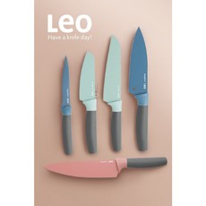 【比利時BergHOFF】寶格富 Leo刀具6件組，廚房刀具套裝，鋒利耐用，人體工學設計，限量特惠中, 1個, 刀具6件組