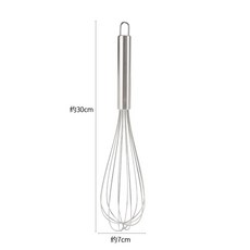주방용품 다기능 회전식 수동 계란 거품기 믹서 주방용 휘스크 베이킹 도구 교반기, 1개, 3. 12 inches