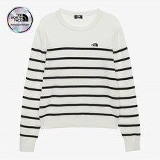 노스페이스 NORTHFACE 여성 보르가 스트라이프 스웨터 NT7AR90B_CRE 397884