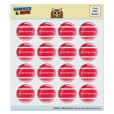 NHL 디트로이트 레드윙스 로고 퍼피 버블 돔 스크랩북 크래 NHL Detroit Red Wings Logo Puffy Bubble Dome Scrapbooking Crafting, 1.0 Inch Stickers, 미정