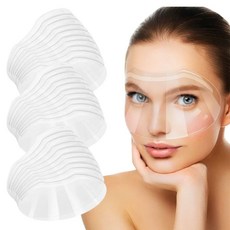 일회용 눈보호 투명 페이스라인 필름 50매 염색 커트yh.3+5lLG