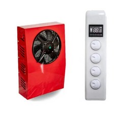 차량 무시동 에어컨 냉방 대형 진테크 인버터 캠핑카, 24V 철제 케이스 레드 외부 유닛 + 유닛, 1개