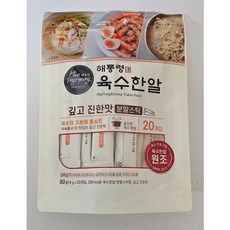 해통령 육수한알 분말스틱형 깊고진한맛, 80g, 1개