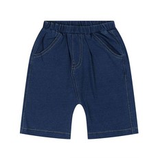 아가방 그리데님5부바지 BLUE 01Q352007