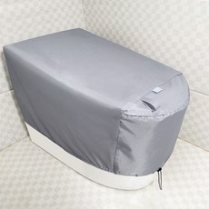 馬桶罩 智能馬桶防水罩 加厚保護 淋浴通用防塵罩 坐便器, 深灰色加厚（智能款）, 1個