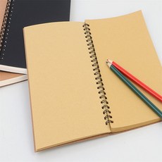 득템골라 클래식 스케치 노트 50매 스케치놀이패드, 브라운+화이트