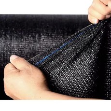 다채로운 정원 그늘망 테라스 캠핑 자외선 차단 HDPE 선스크린 천, 07 2x4m, 04 black