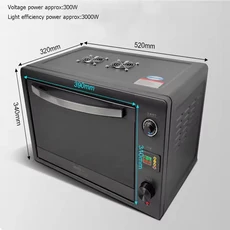 고강도 UV광 4000W 365nm 395nm 405nm를 갖춘 UV 경화 박스 그림자 없는 접착제 유연한 스크린 수리 OCA 라, 01 3000W, 04 미국, 03 405nm의 경우, 1