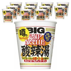 NISSIN 日清 杯麵 山拉湯口味 杯麵 大杯麵 日本拉麵 98g x 12入, 12個