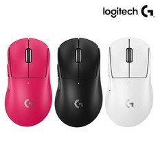 [로지텍코리아 국내정품] 로지텍 지슈라2 덱스 G PRO X SUPERLIGHT DEX 무선 게이밍 마우스, 핑크 핑크