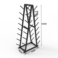 스케이트보드진열대 지지대 정리대 스노우 브라켓 블랙, 블랙 양면 8층 바퀴형, 1개, Y_블랙 양면 8층 바퀴형