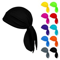 아이스하키 통기성 두건 스컬캡 (1) 이너캡 헬멧 속 땀모자 (10가지 색상), 라이팅 옐로우, 1개